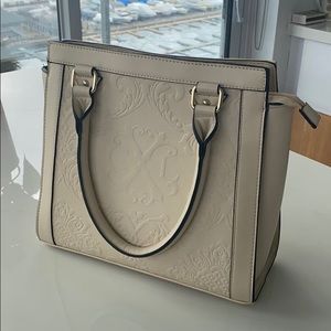 Christian Lacroix Embossed satchel - like new